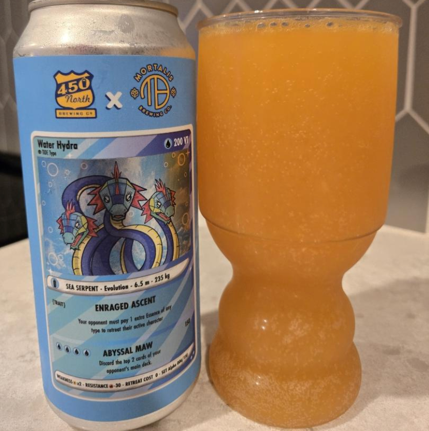 450 North Brewing Company × Mortalis Brewing Company – SLUSHY XXL: Water Hydra

ABV: 5,4 % | Stil: Sour – Smoothie / Pastry | Untappd: 4,22

SLUSHY XXL: Water Hydra er en eksplosiv og tropisk Smoothie Sour skabt i samarbejde mellem to af USA's mest spændende bryggerier inden for frugtmættede surøl: 450 North Brewing Company fra Columbus, Indiana, og Mortalis Brewing Company fra staten New York.

Begge bryggerier er kendt for deres kompromisløse tilgang til moderne Smoothie Sours, hvor enorme mængder frugt, 