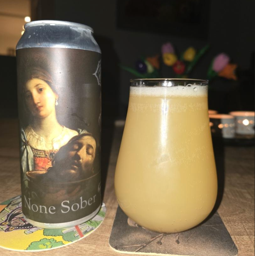 Adroit Theory × Cryptopsy – None Sober

ABV: 12,0 % | Stil: Quadruple Hazy IPA | Untappd: 4,33

None Sober er en brutal Quadruple Hazy IPA fra amerikanske Adroit Theory, skabt i samarbejde med det canadiske death metal-band Cryptopsy. Øllen er brygget for at fejre 30-årsjubilæet for bandets legendariske album None So Vile fra 1996.

Med hele 12 % alkohol er dette en kompromisløs humlebombe, der kombinerer ekstrem intensitet med en overraskende blød og fyldig mundfølelse.