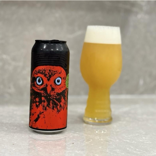 All My Friends Beer Co × Brasserie du Bas-Canada Omen
ABV: 8,5 % | Untappd: 4,54

Omen er en frugtagtig og saftig Double New England IPA skabt i samarbejde mellem All My Friends Beer Co og Brasserie du Bas-Canada, hvor begge bryggeriers kreative humlevalg står tydeligt frem.