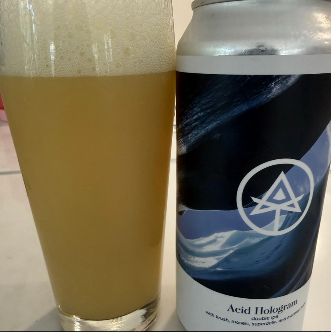 Autodidact Beer – Acid Hologram

ABV: 8,5 % | Stil: Imperial / Double New England IPA | Untappd: 4,25

En moderne og humlemættet DIPA fra Autodidact Beer brygget med Krush, Mosaic, Superdelic og Meridian. Kombinationen af klassiske og nyere humlesorter giver en intens frugtprofil med masser af tropisk frugt, citrus og en let grøn kant.