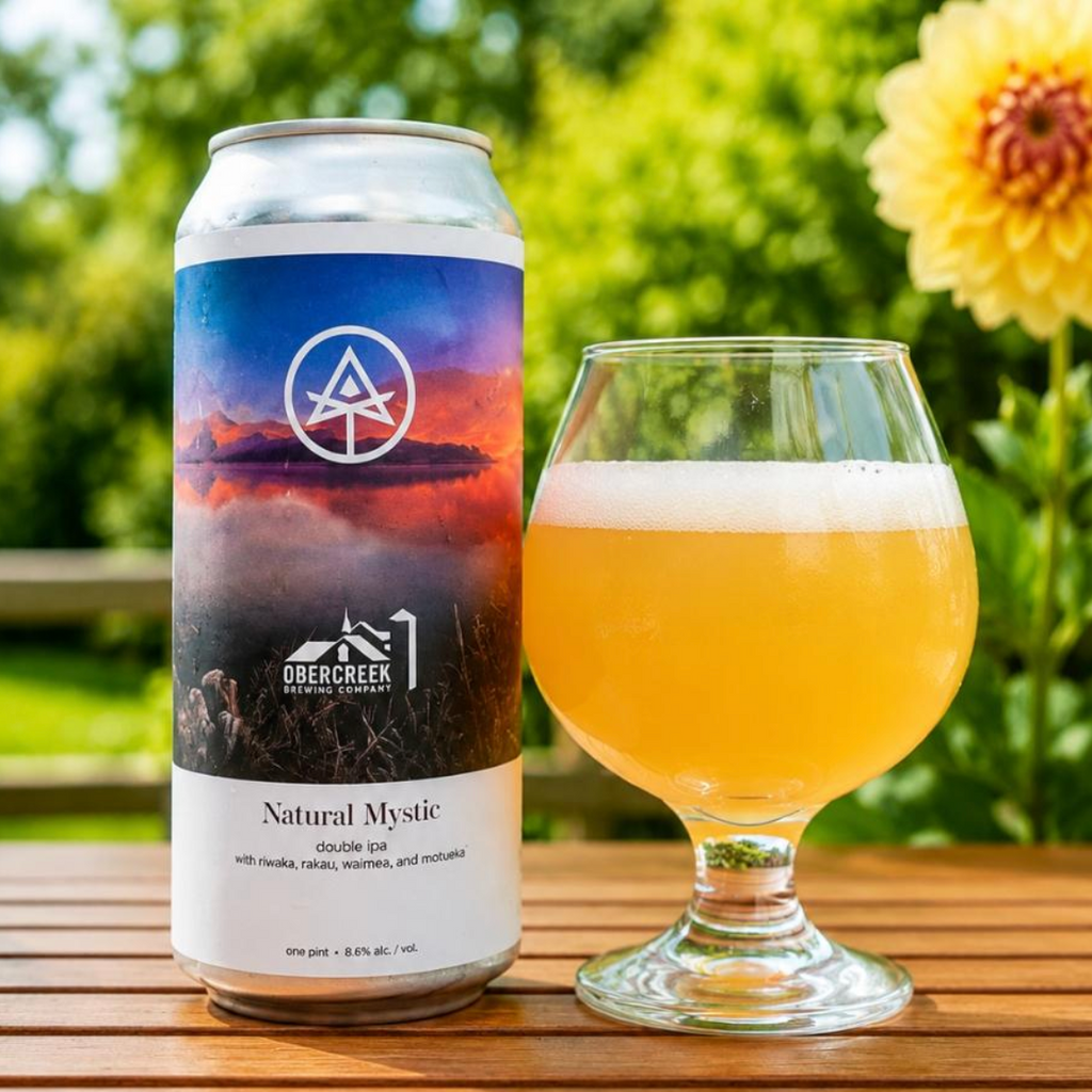 Autodidact Beer x Obercreek Brewing Company – Natural Mystic

ABV: 8,6 % | Stil: Double New England IPA | Untappd: 4,43

Et samarbejde mellem Autodidact Beer og Obercreek Brewing Company. Natural Mystic er brygget som en hyldest til moderne New Zealand-humler, hvor begge bryggeriers foretrukne maltbase danner fundamentet for en massiv og saftig DIPA med stor kompleksitet og silkeblød mundfølelse.
