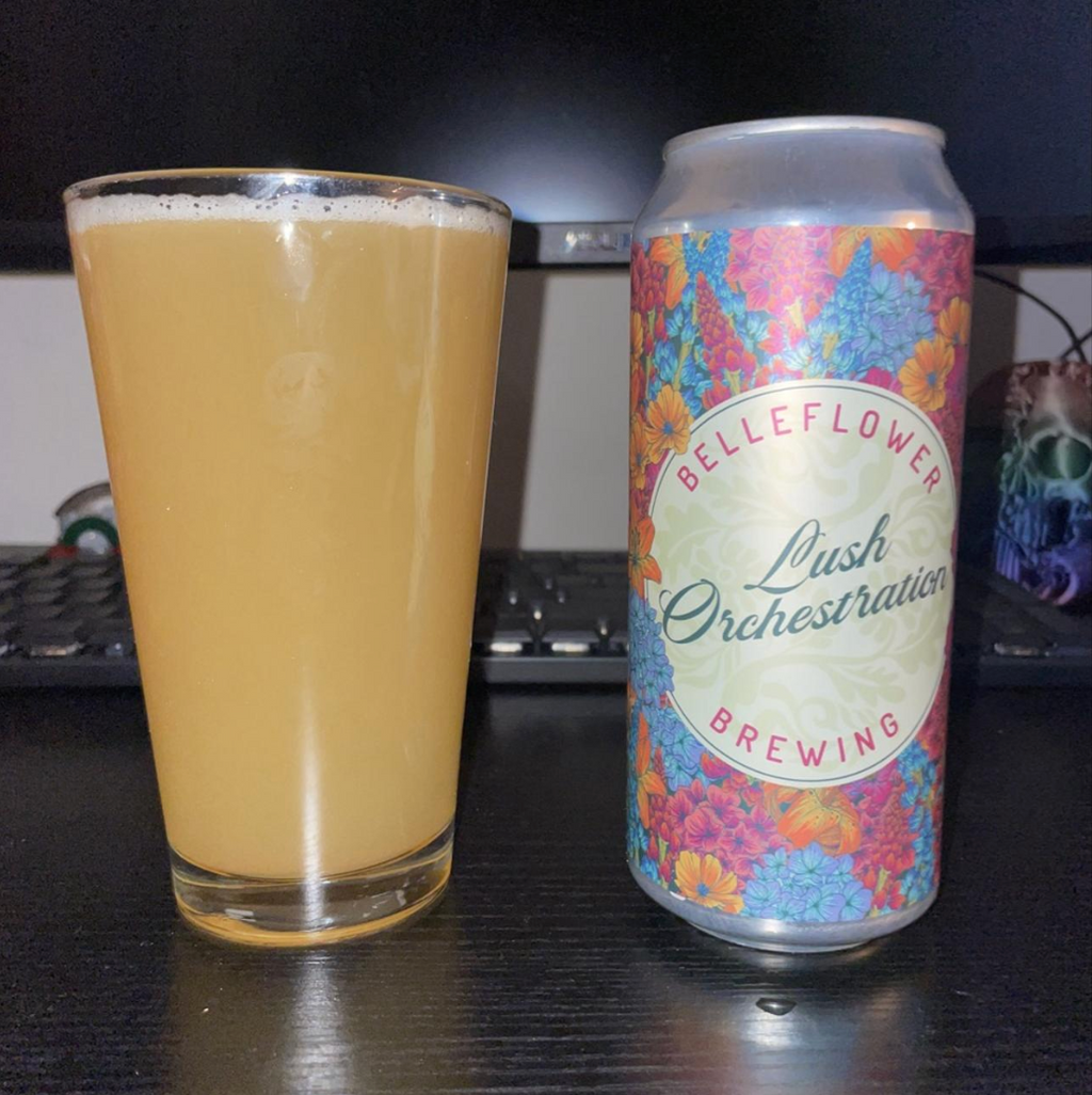 Belleflower Brewing – Lush Orchestration

ABV: 7,1 % | Stil: New England / Hazy IPA | Untappd: 4,08

En aromatisk hazy IPA fra Belleflower Brewing i Portland, Maine. Øllen er brygget med Enigma, Mosaic og Simcoe, hvilket giver en kompleks humleprofil med både tropiske, bæragtige og citrusprægede nuancer.