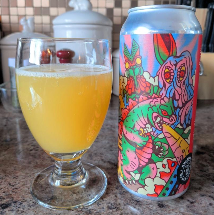Brasserie du Bas-Canada – Kaiju
ABV: 10,0 % | Stil: Triple New England / Hazy IPA | Untappd: 4,30

En kraftig og humleintens Triple NEIPA fra Bas-Canada. Øllen er brygget i klassisk canadisk hazy-stil med massiv humling, som giver en fyldig, frugtdrevet aroma og en blød, cremet krop.