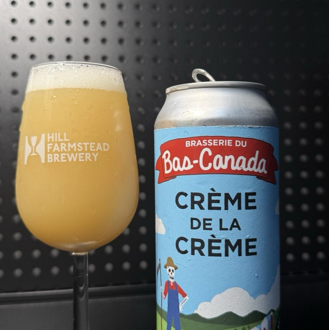 Brasserie du Bas-Canada x Messorem – Crème De La Crème

ABV: 8,2 % | Stil: Imperial / Double IPA | Untappd: 4,33

En samarbejdsbryg mellem to af Canadas mest hypede IPA-bryggerier, Brasserie du Bas-Canada og Messorem. Denne DIPA er brygget med Citra, pESHarine, Waimea, Nelson Sauvin og Nelson Sauvin Hop Kief, hvilket giver en massiv humleprofil med både tropisk frugt, stenfrugt og klassiske New Zealand-noter.