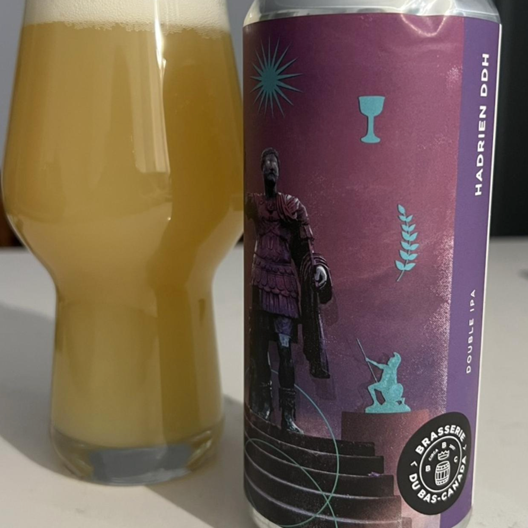 Brasserie du Bas Canada – Double Dry Hopped Hadrien
ABV: 8,2 % | Untappd: 4,30

Double Dry Hopped Hadrien er en intens og saftig Double IPA, hvor Brasserie du Bas Canada forfiner deres humleunivers med ekstra aromatisk dybde og eksplosiv frugtprofil.