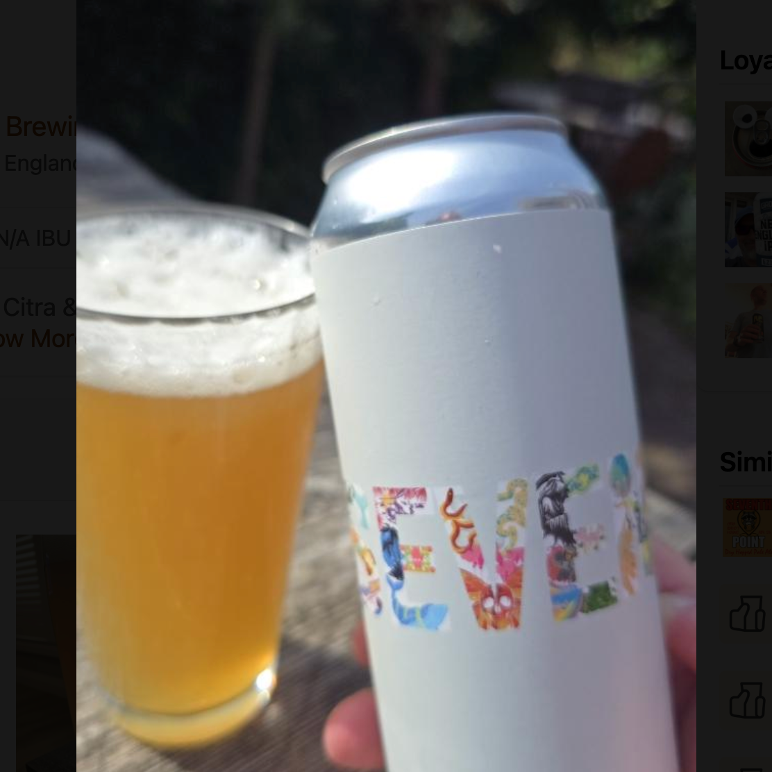 Counterpart Brewing – Seven

ABV: 5,2 % | Stil: Hazy Pale Ale | Untappd: 3,98

En moderne hazy pale ale brygget i anledning af Counterpart Brewings 7-års jubilæum. Med Nectaron, Citra og Riwaka i humleprofilen leverer Seven masser af frugtige aromaer, høj drinkability og den bløde mundfølelse, som bryggeriet er blevet kendt for.