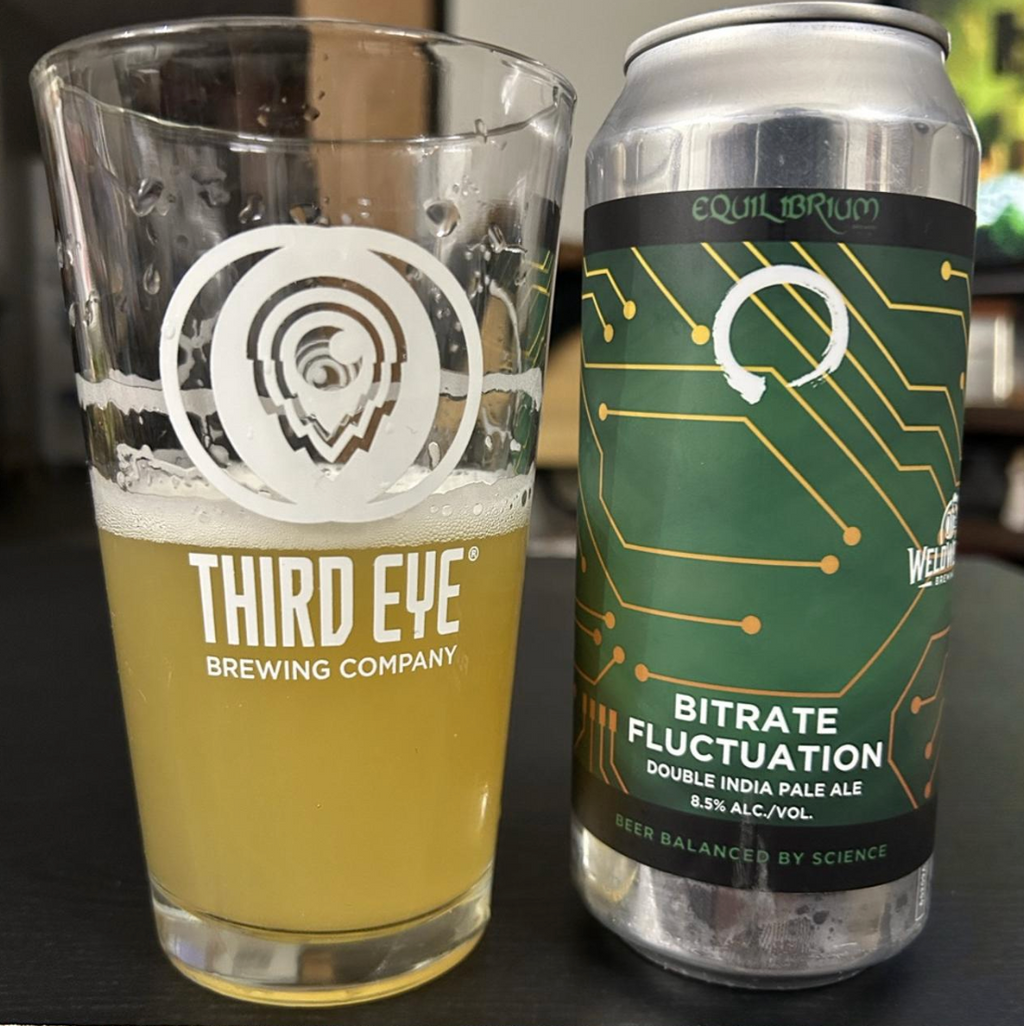 Equilibrium Brewery x WeldWerks Brewing – Bitrate Fluctuation (2026)

ABV: 8,5 % | Stil: Imperial / Double New England IPA | Untappd: 4,05

En opdateret version af deres klassiske Bitrate Fluctuation-collab, hvor Equilibrium og WeldWerks igen går all-in på “saturated” haze med massiv humle og blød mundfølelse.
