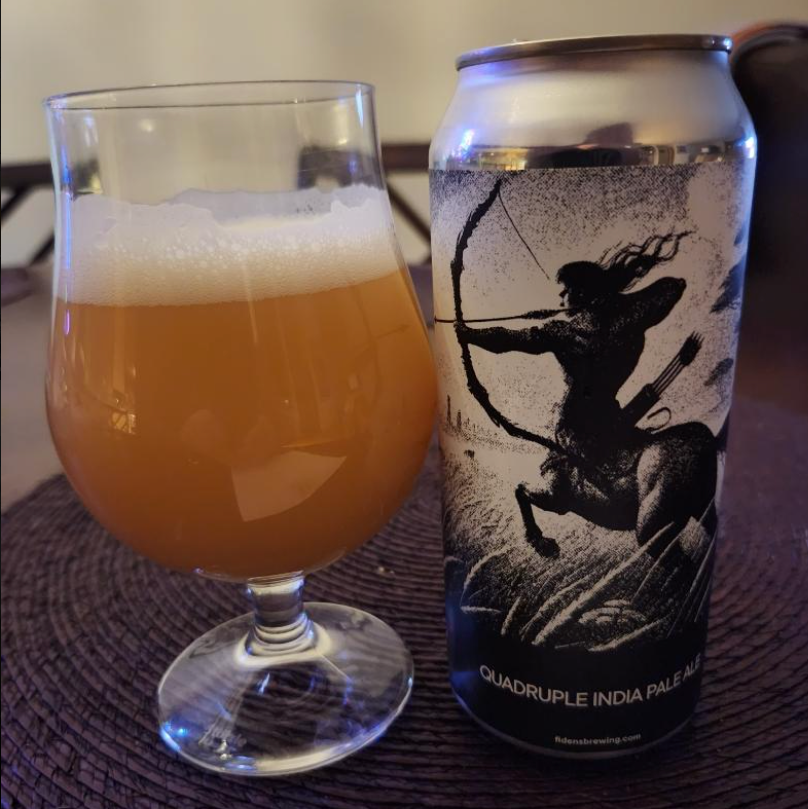 Fidens Brewing Co The Hunter
ABV: 13,0 % | Untappd: 4,48

The Hunter er en massiv og særdeles aromatisk quadruple IPA hvor Nelson, Citra og Southern Cross skaber en dyb og saftig frugtoplevelse med enorm intensitet.