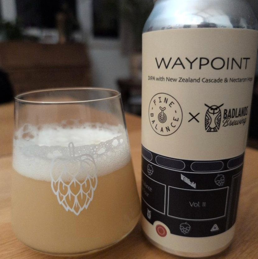 Fine Balance Brewing – Waypoint (2026 / Vol. II)

ABV: 8,0 % | Stil: New England / Hazy Double IPA | Untappd: 4,24

En moderne hazy DIPA fra Fine Balance med fokus på balance mellem frugt, friskhed og en let grøn kant. Mere “klassisk” i udtrykket end deres tungeste releases, men stadig tydeligt i den juicy ende.