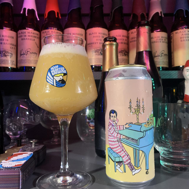Hoof Hearted Brewing – $120 Nachos
ABV: 12,0 % | Stil: Triple New England / Hazy IPA | Untappd: 4,33

En voldsom Triple NEIPA fra Hoof Hearted, brygget som en 100 % Citra-humlet og kraftigt dry-hoppet IPA. Resultatet er en intens, tropisk og aromatisk øl med høj alkohol og en tyk, juicet mundfølelse.