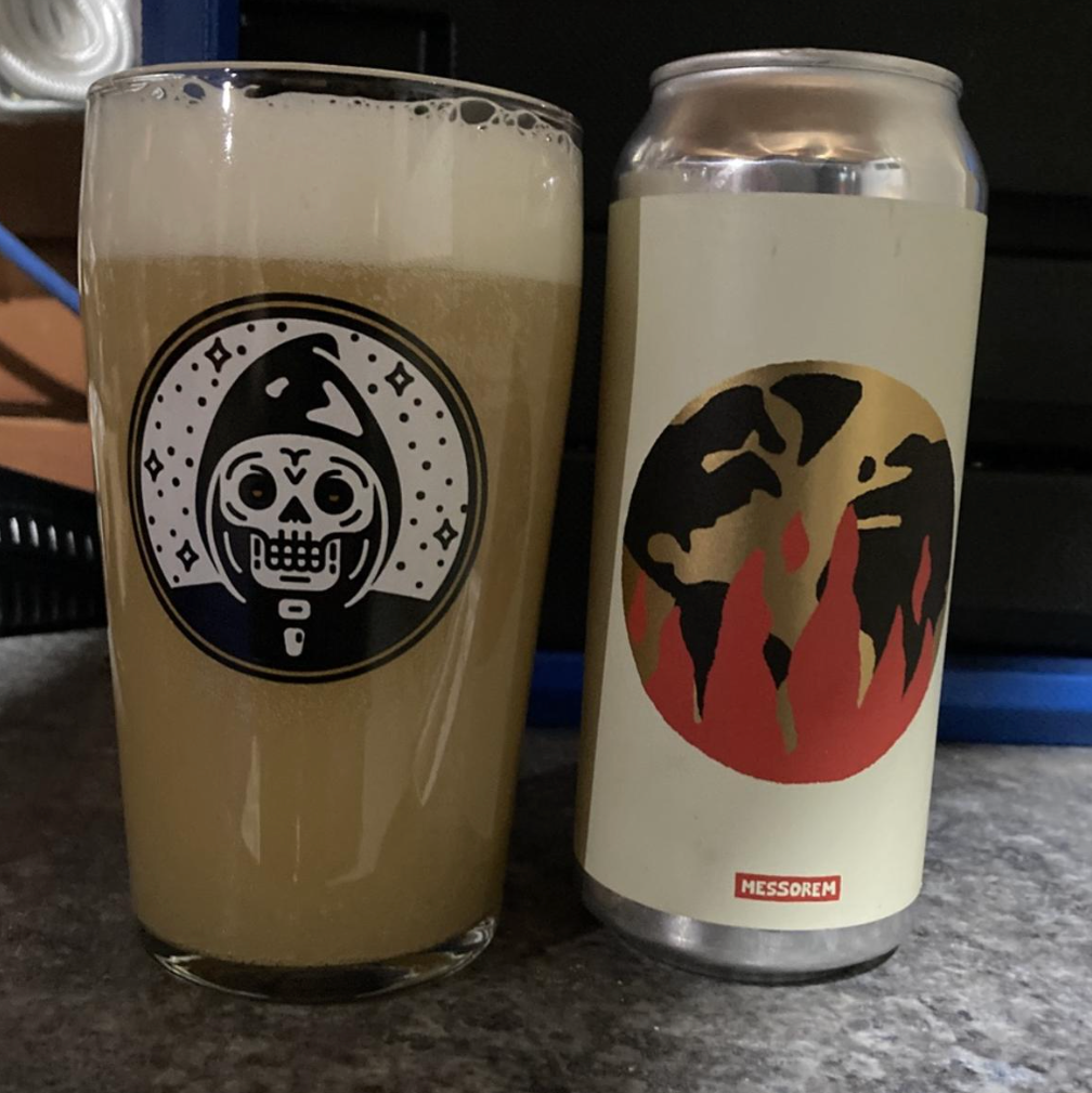 Messorem × Everywhere Beer Co. – This World Is Fading Away
ABV: 8,4 % | Stil: Double New England / Hazy IPA | Untappd: 4,31

En saftig og aromatisk collab mellem Messorem og Everywhere Beer Co., hvor en massiv humleprofil med bl.a. Citra og Riwaka skaber et intenst og frugtdrevet hazy udtryk.