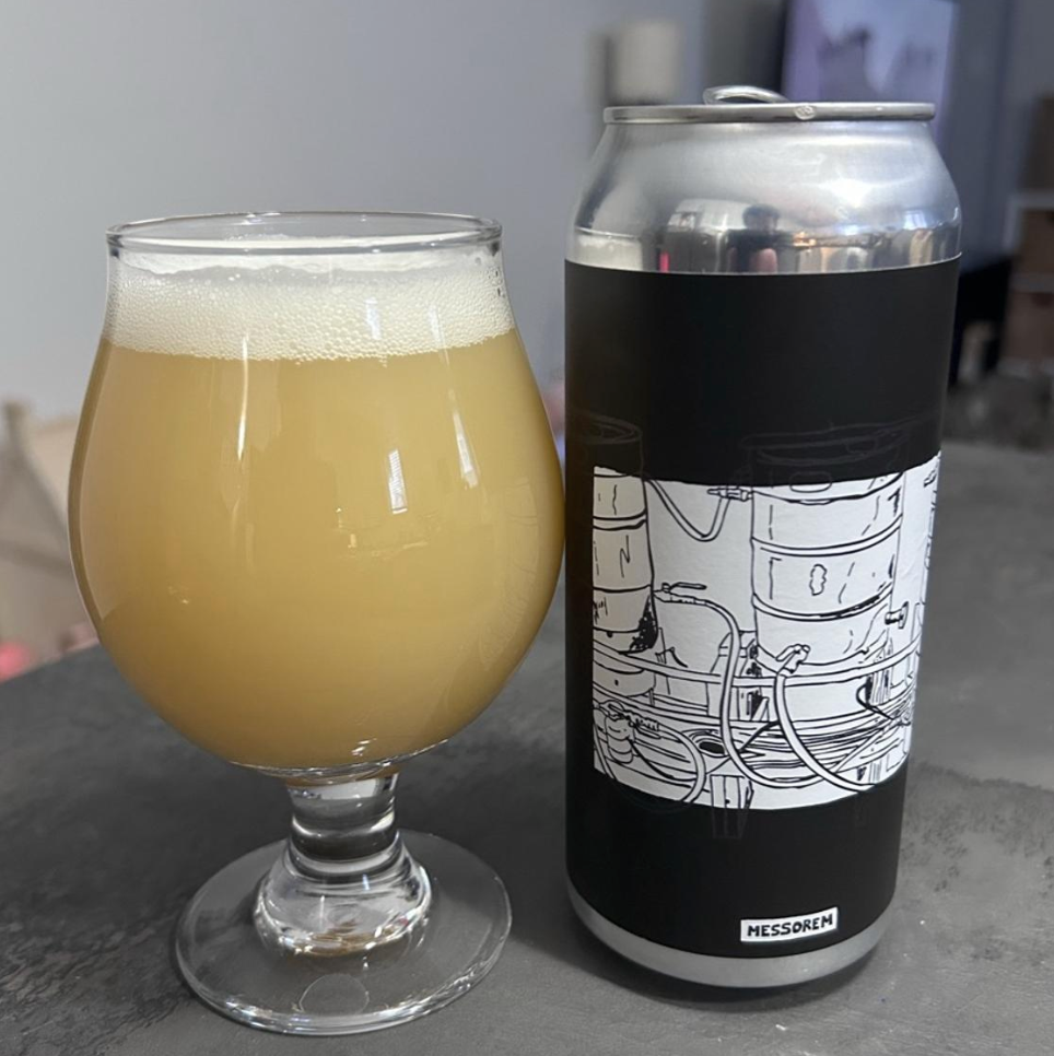 Messorem × Fidens Brewing Co. – Jasper
ABV: 8,0 % | Stil: Double New England / Hazy IPA | Untappd: 4,42

En saftig og aromatisk collab mellem Messorem og Fidens Brewing Co., to bryggerier kendt for kraftige hazy IPA’er. Resultatet er en frugtdrevet DIPA med massiv humleprofil og blød, cremet mundfølelse.