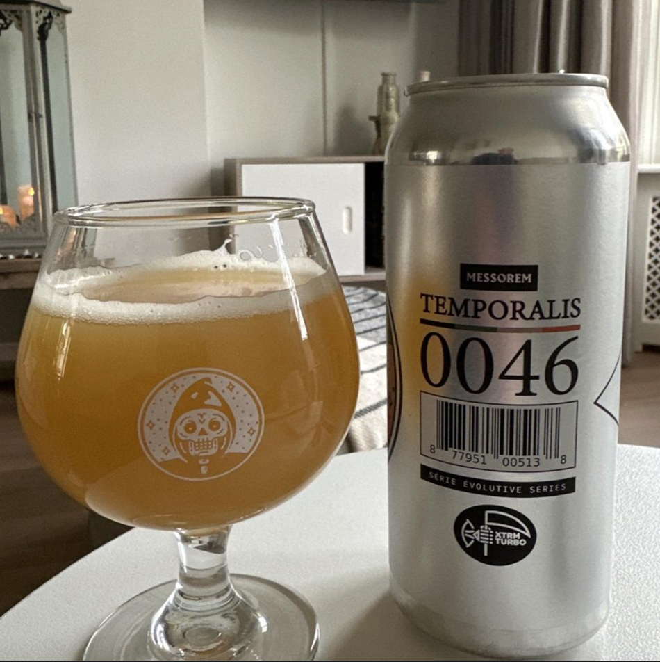 Messorem – Temporalis #0046
ABV: 10,0 % | Stil: Triple New England / Hazy IPA | Untappd: 4,42

En kraftfuld og intens Triple New England IPA, hvor saftighed, aromatisk humle og en fyldig krop leverer en stor, frugtdrevet oplevelse.