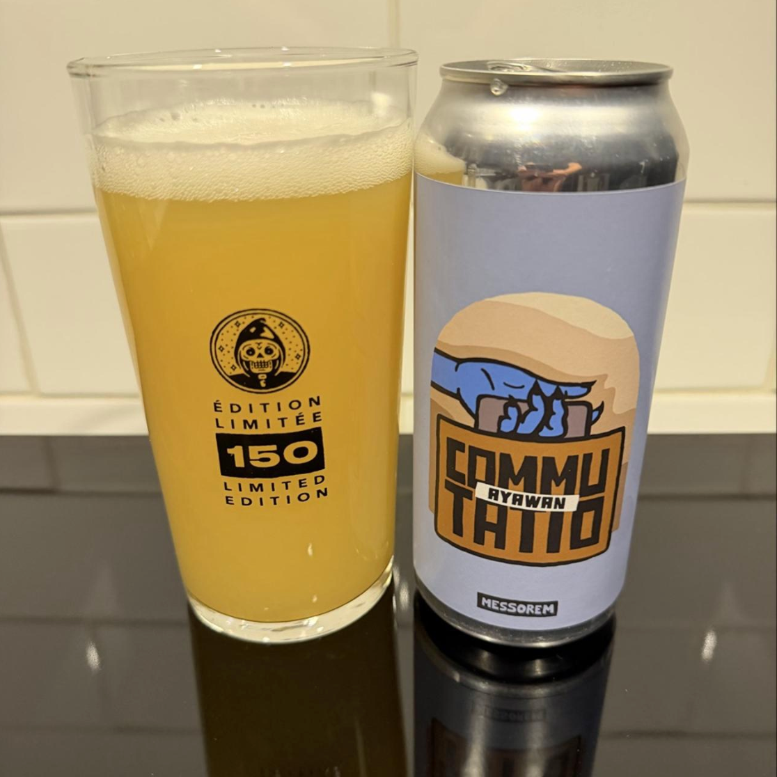 Messorem x Brasserie Ayawan – Commutatio : Ayawan

ABV: 6,5 % | Stil: New England IPA | Untappd: 4,17

Et samarbejde mellem Messorem og Brasserie Ayawan brygget med Riwaka og Nelson Sauvin. To af New Zealands mest eftertragtede humler går sammen om at skabe en saftig og aromatisk IPA med masser af citrus, hvide druer og tropisk frugt.