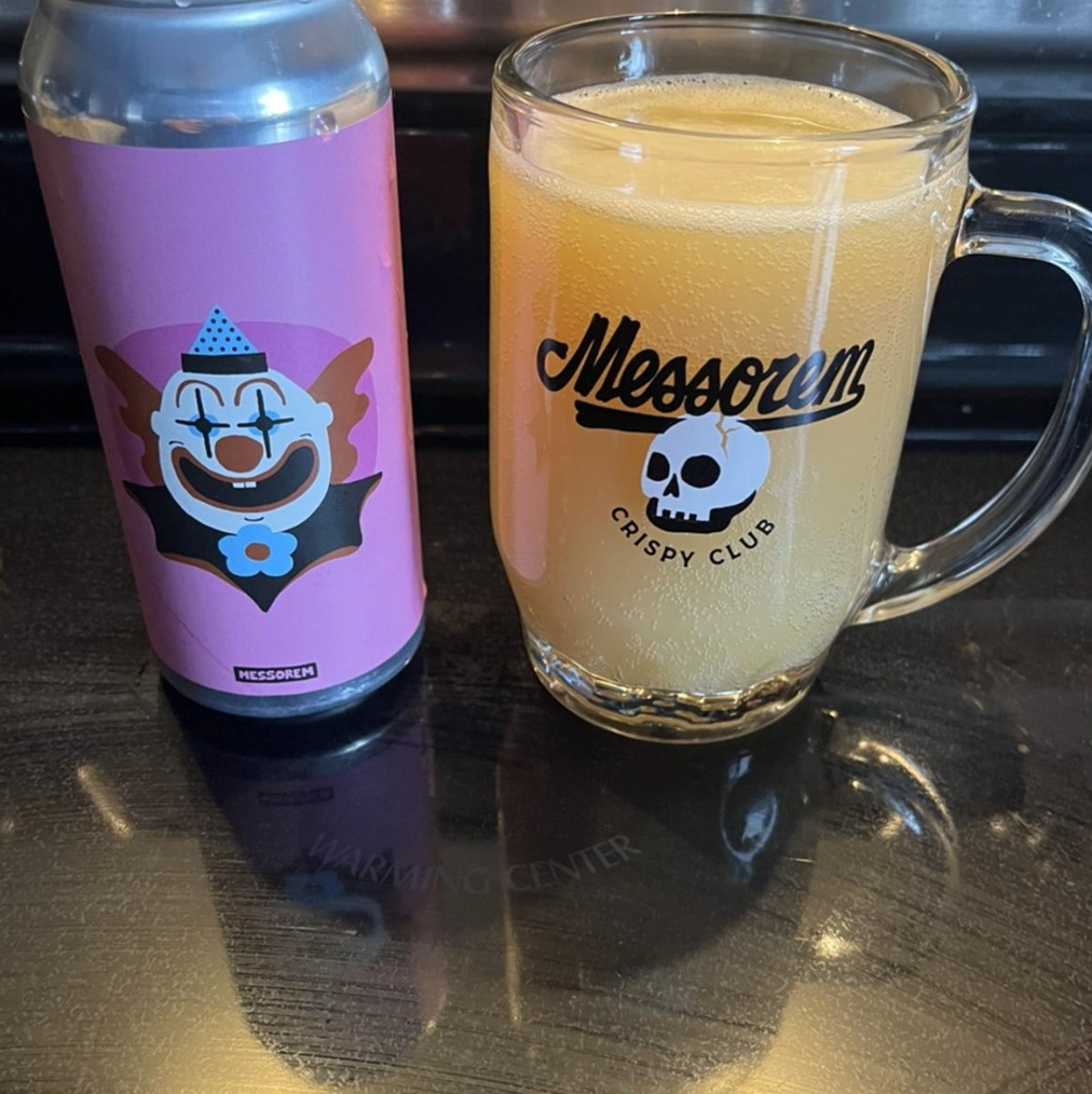 Messorem x Inner Voice Brewing – What Are You Afraid Of (CDN v.03)
ABV: 8,1 % | Stil: Imperial / Double New England / Hazy IPA | Untappd: 4,32

En saftig og aromatisk double NEIPA skabt i samarbejde mellem Messorem og Inner Voice Brewing, hvor tropisk humle, frugtighed og en rund krop går op i en højere enhed.