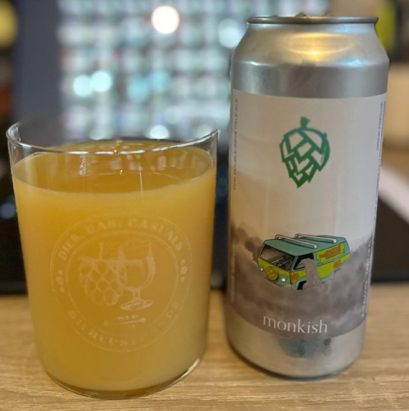 Monkish Brewing Co. – Foggier Window

ABV: 8,1 % | Stil: Imperial / Double New England IPA | Untappd: 4,43

En af de helt klassiske Monkish DIPA’er og for mange indbegrebet af moderne amerikansk haze. Massiv aromatik, silkeblød mundfølelse og ekstrem drinkability trods størrelsen.