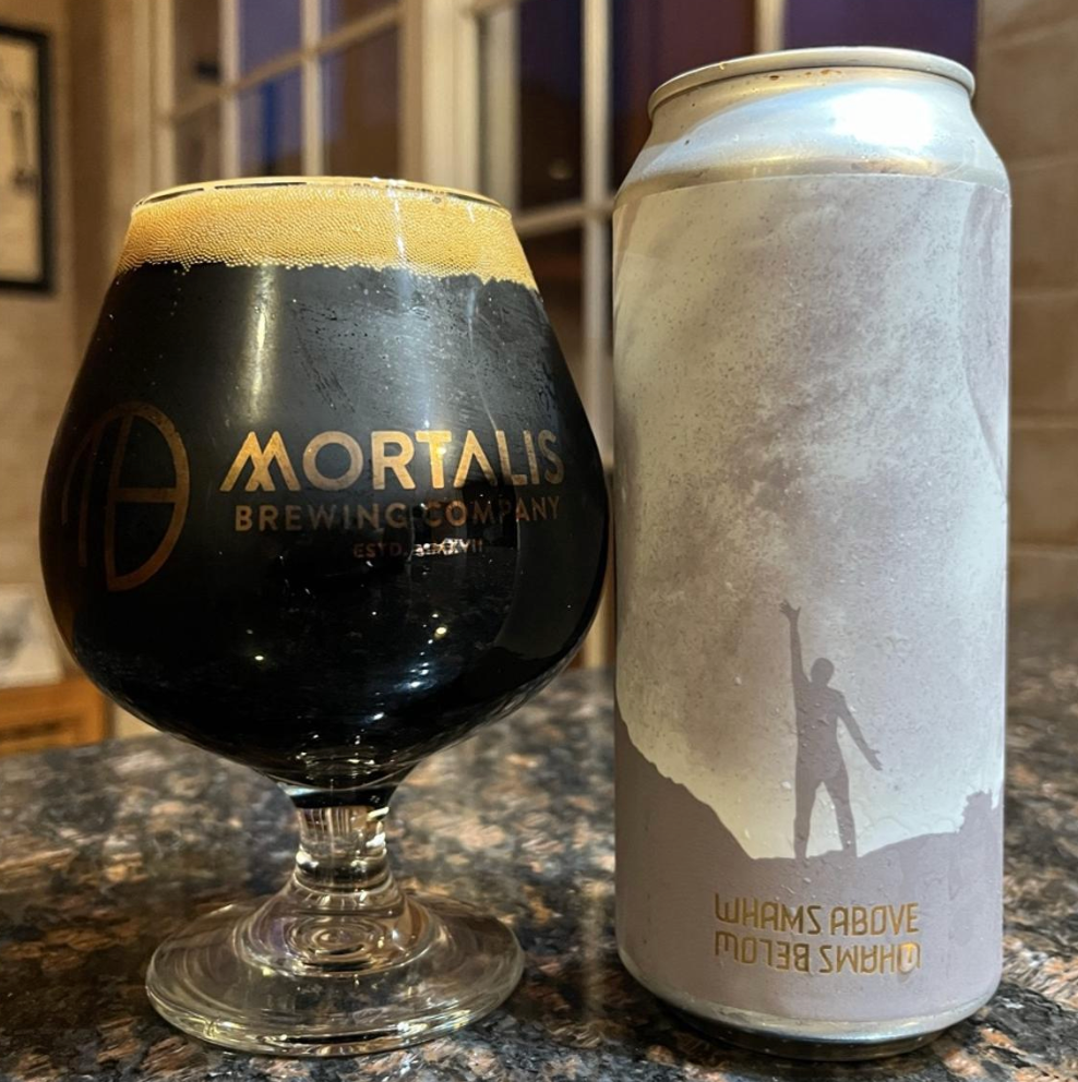 Mortalis Brewing Company x Prison City Brewing – Whams Above Whams Below

ABV: 10 % | Stil: Imperial Coffee Stout | Untappd: 4,42

Whams Above Whams Below er et samarbejde mellem Mortalis Brewing Company og Prison City Brewing. Øllen er skabt ved at blende Mortalis' As Above med Prison Citys Wham Whams og efterfølgende konditioneret på kaffe, ristet kokos og tahitisk vanilje. Resultatet er en silkeblød Imperial Coffee Stout med imponerende dybde og en overdådig dessertprofil.