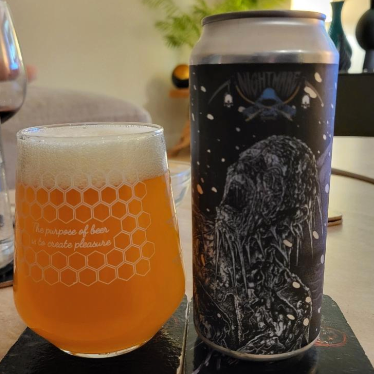 Nightmare Brewing Company – Exposure
ABV: 10,1 % | Stil: Triple IPA | Untappd: 4,19

En stor og saftig triple IPA fra Nightmare Brewing Company, hvor masser af tropisk frugt og en fyldig, cremet humleprofil skaber et intenst og aromatisk udtryk.