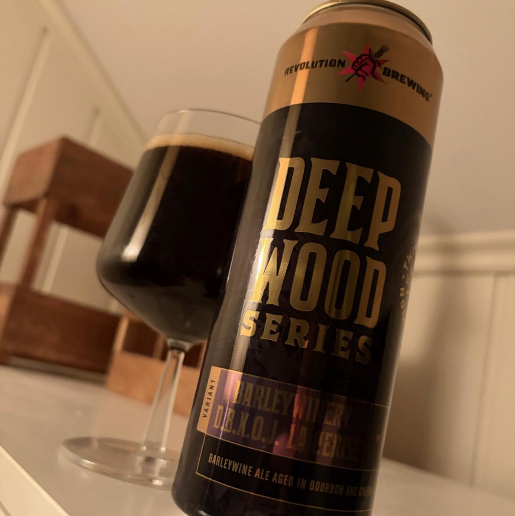 Revolution Brewing – Barleywinery D.B.X.O.J. La Cerise

ABV: 15,8 % | Stil: English Barleywine – Double Barrel Aged | Untappd: 4,47

Barleywinery D.B.X.O.J. La Cerise er en ekstraordinær og ekstremt koncentreret fadlagret Barleywine fra amerikanske Revolution Brewing i Chicago, Illinois. Bryggeriet har gennem sin berømte Deep Wood-serie opbygget et imponerende ry for store, komplekse og langtidlagrede øl, men med Barleywinery-projektet tager de deres fascination af malt, egetræ og spiritusfade endnu længere