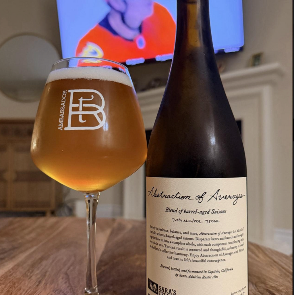 Sante Adairius Rustic Ales – Abstraction of Averages

ABV: 7,2 % | Stil: Farmhouse Ale / Saison (Blend) | Untappd: 4,33

En kompleks blend af fadlagrede saisons, hvor fokus er på balance, tid og vinøs karakter. Klart mere “vin møder øl” end klassisk saison.