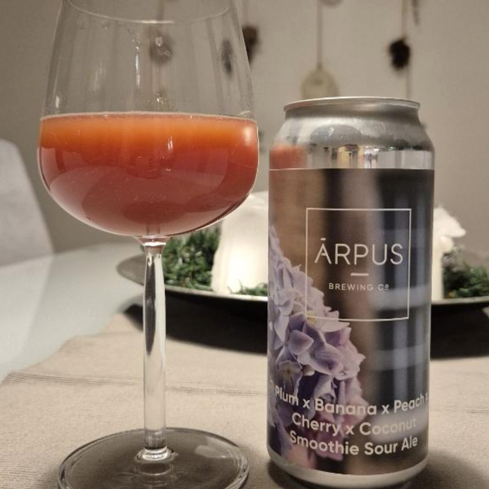 Ārpus Brewing Co – Plum × Banana × Peach × Cherry × Coconut Smoothie Sour Ale