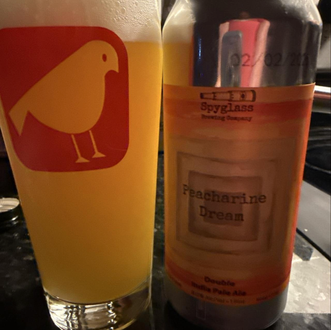 Spyglass Brewing Company – Peacharine Dream

ABV: 8,0 % | Stil: New England / Hazy Double IPA | Untappd: 4,11

En moderne hazy DIPA fra Spyglass brygget med Citra Incognito, Peacharine og Nelson Bliss (inkl. hop kief). Fokus er på en blød, juicy og aromatisk profil med tydelig NZ-signatur.