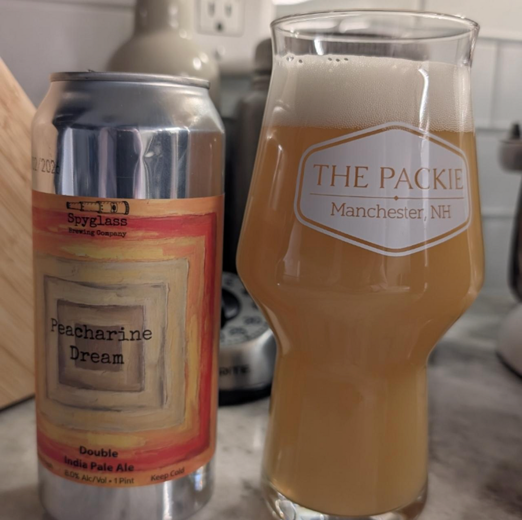 Spyglass Brewing Company – Peacharine Dream

ABV: 8,0 % | Stil: New England / Hazy Double IPA | Untappd: 4,11

En moderne hazy DIPA fra Spyglass brygget med Citra Incognito, Peacharine og Nelson Bliss (inkl. hop kief). Fokus er på en blød, juicy og aromatisk profil med tydelig NZ-signatur.