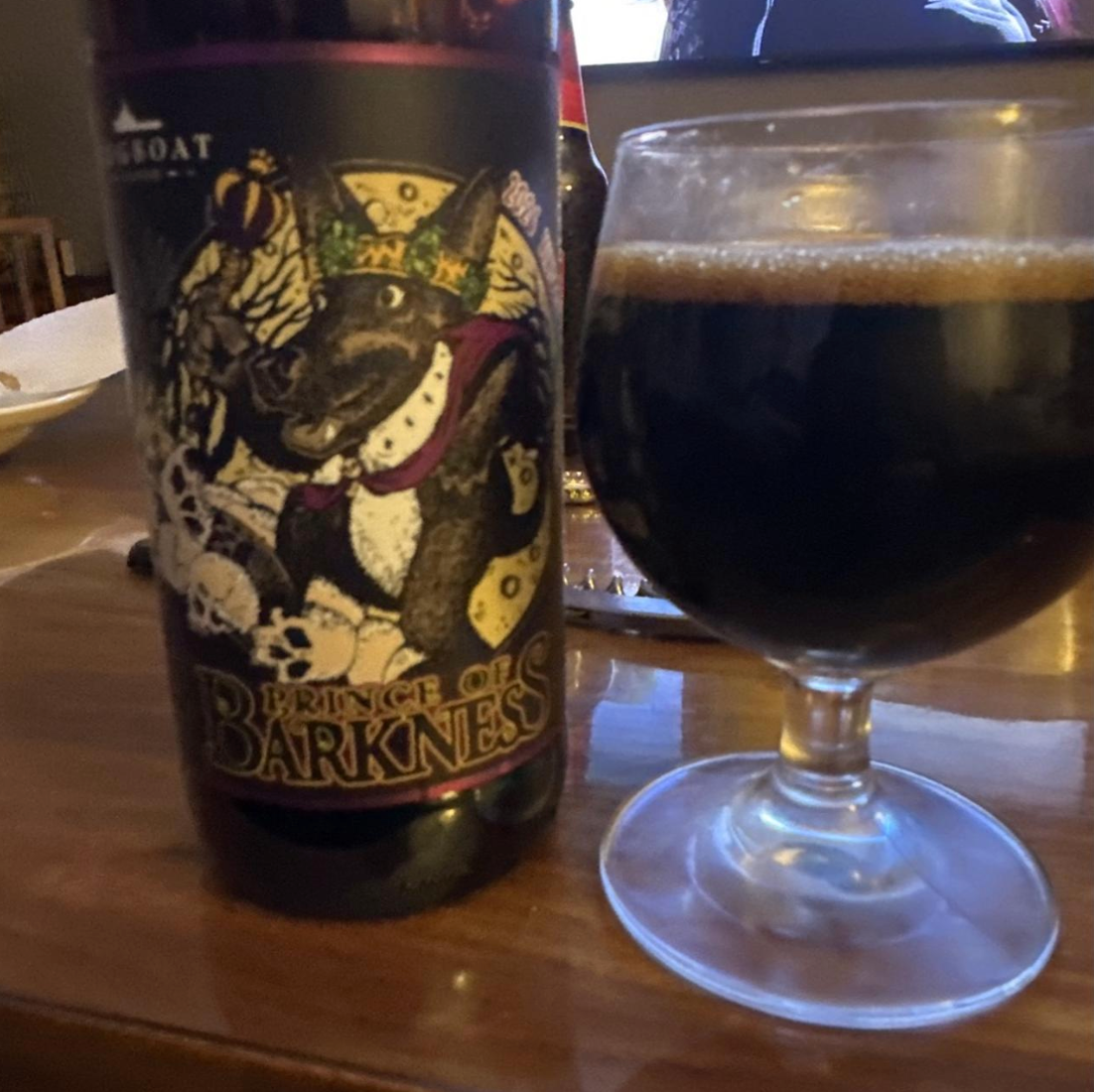 Transient Artisan Ales – Prince Of Barkness

ABV: 14,5 % | Stil: Stout – Imperial / Double (Coffee, Barrel Aged) | Untappd:&nbsp;4,40

En massiv “breakfast stout” fra Transient lagret i op mod 18 måneder på bourbonfade (Weller) med kaffe, vanilje, kanel og ahornsirup. Det er en af deres mest dekadente og komplekse releases.