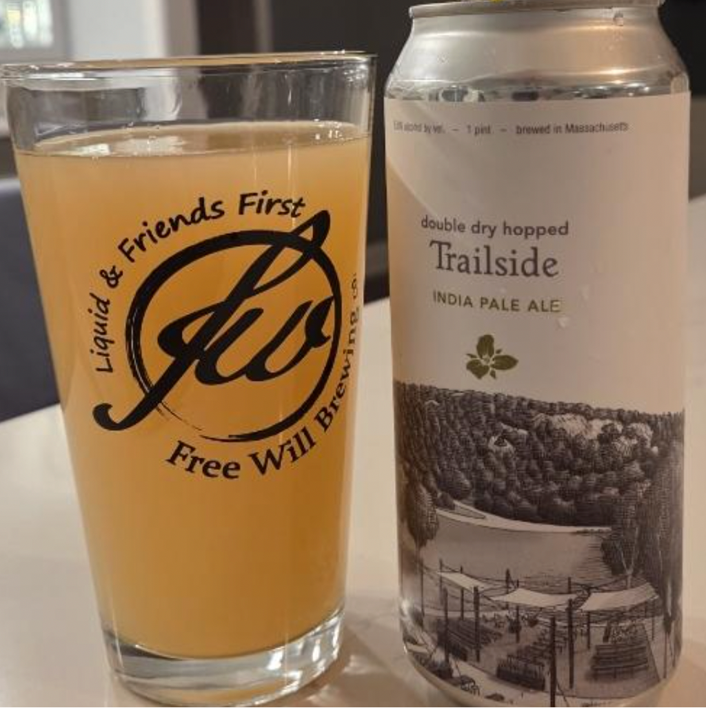 Trillium Brewing Company – Double Dry Hopped Trailside
ABV: 6,8 % | Stil: New England / Hazy IPA | Untappd: 4,17

Double Dry Hopped Trailside er en juicet og aromatisk haze IPA, hvor den klassiske Trailside-profil løftes med dobbelt tørhumling for ekstra intensitet og frugtighed.