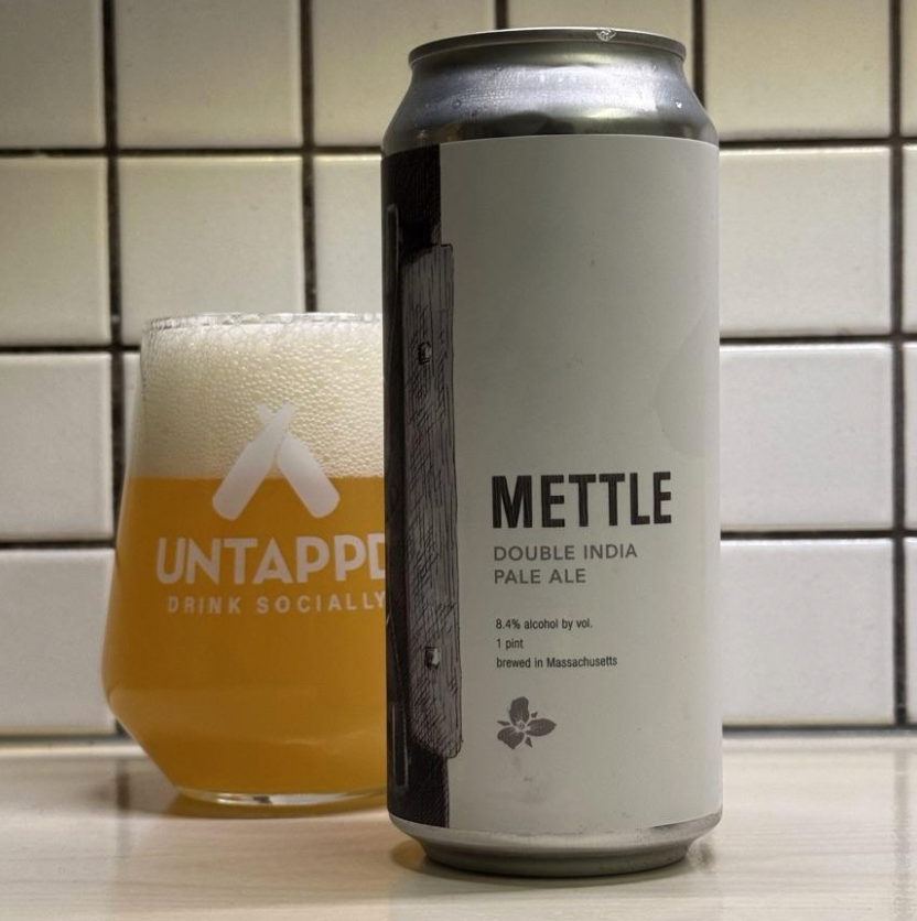 Trillium Brewing Company – Mettle
ABV: 8,4 % | Stil: Double New England IPA | Untappd: 4,33

Mettle er en fyldig og saftig double New England IPA med en intens og aromatisk humleprofil, perfekt afstemt til hop-elskere.