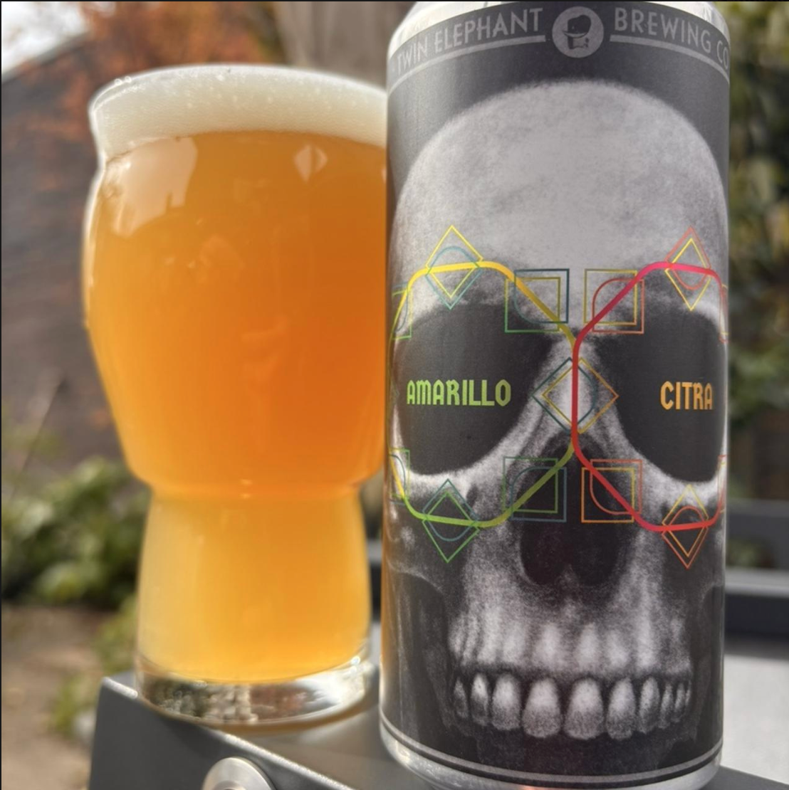 Twin Elephant Brewing Company – Nosh: Citra & Amarillo

ABV: 7,1 % | Stil: New England IPA | Untappd: 4,16

En del af Twin Elephant’s Nosh-serie, hvor humlen er i fokus. Her er det klassisk Citra og Amarillo, som giver en mere klassisk citrusdrevet profil, men stadig med den bløde, moderne mundfølelse.
